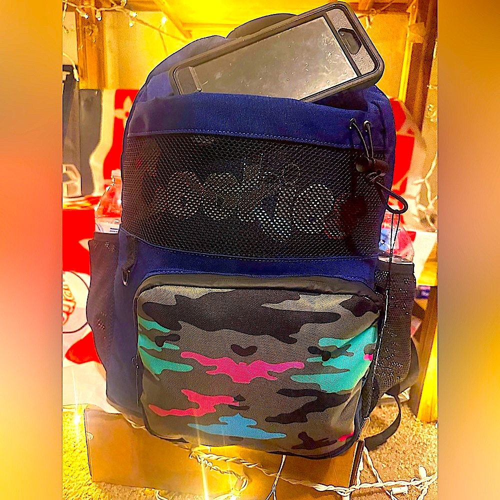 Cookies Escobar Smll Prf Camo Pieced Poly Canvas Backpck